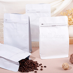 10Pcs BOPP and Aluminized PET and PE Resealable Coffee Zipper Bags with Valve&nbsp;ABAG-TA0001-93A