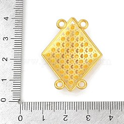 合金中空マルチ連リンク  ゴールドカラー  菱形  36x28x2mm  穴：2.5mm&nbsp;PALLOY-P310-02B-G