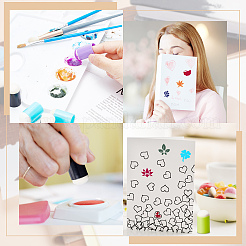 30Pcs 6 Colors Sponge Painting Tool&nbsp;DIY-CP0007-53