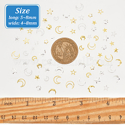 1400Pcs 20 Style Brass Cabochons&nbsp;MRMJ-OC0003-80