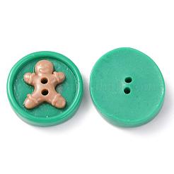 Resin Buttons Christmas Theme&nbsp;BUTT-CJC0001-01C