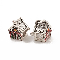 Alloy Enamel European Beads&nbsp;PALLOY-I218-09AS