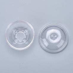 プラスチックキャンドル型  キャンドル作りツール用  リンゴの形  透明  54x54mm  穴：14mm  内径：46mm&nbsp;DIY-I035-11
