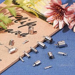 304 Stainless Steel Folding Crimp Ends&nbsp;STAS-UN0003-09P
