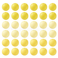 3色の丸型シリコンフォーカルビーズ45個  きいろ  15mm  穴：2mm  15個/カラー&nbsp;SIL-TAD0001-01D