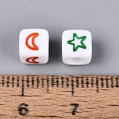Opaque Acrylic Beads&nbsp;SACR-Q001-09C