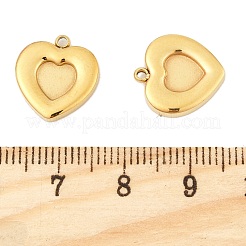 304 Stainless Steel Pendant Cabochon Settings&nbsp;STAS-L022-533G