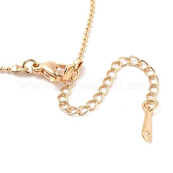 Brass Ball Chain Necklaces for Women&nbsp;NJEW-Q344-06G