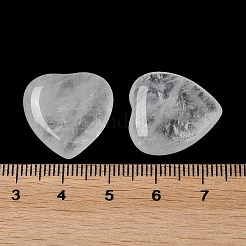 Natural Quartz Crystal Heart Palm Stones&nbsp;G-M416-09F