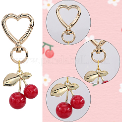 DIY Cherry Keychain Kits&nbsp;DIY-SP0003-02