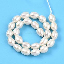 Natural Cultured Freshwater Pearl Beads Strands&nbsp;PEAR-N012-05N