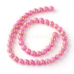 Natural Mashan Jade Beads Strands&nbsp;G-F670-A21-8mm