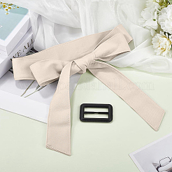 2Pcs Tie a Knot Polyester Waist Belt with Plastic Buckle&nbsp;AJEW-GF0014-53C