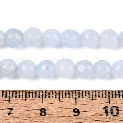 Dyed Natural White Jade Beads Strands&nbsp;G-T139-6mm-60-24