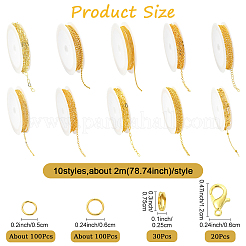 Brass Chains Kits&nbsp;DIY-YW0017-81