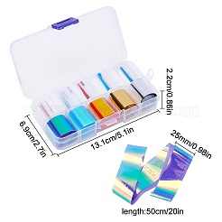 10 Color PET Paper Nail Care Decoration&nbsp;DIY-CP0003-68