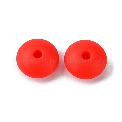 Rondelle Food Grade Eco-Friendly Silicone Focal Beads&nbsp;SIL-F003-07F
