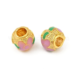 Brass Enamel Beads&nbsp;KK-Q081-06MG