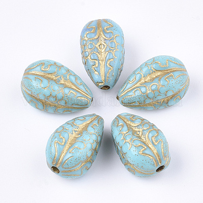 Plating Acrylic Beads&nbsp;PACR-T008-07B-1