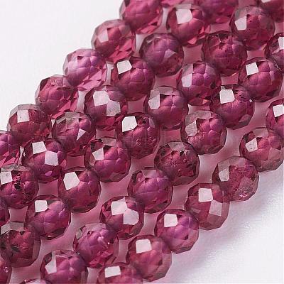 Natural Grade AA Garnet Bead Strand&nbsp;G-G680-04-1