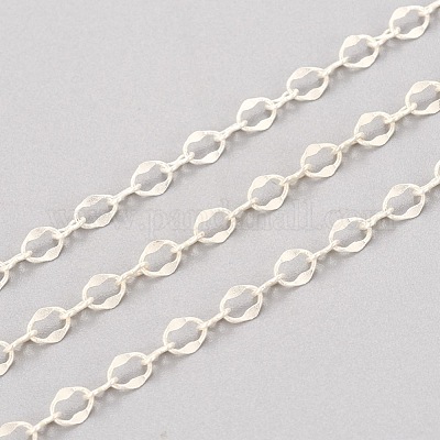 Brass Dapped Cable Chains&nbsp;KK-I647-04MS-1