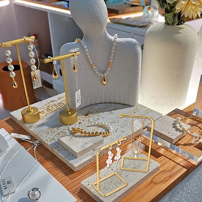 Retail Earring Display Ideas Wholesale 3Pcs Style Iron Dangle