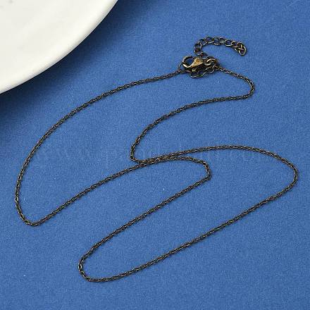 304ステンレススチールアズキチェーンネックレス（ユニセックス