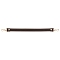 PU Leather Bag Strap, with Alloy Swivel Clasps, Flat, Bag Replacement Accessories, Coffee, 37x1.85x0.3cm