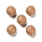 Opaque Acrylic Beads, Turtle Shell, Peru, 10~11x12mm, Hole: 1.8mm, about 625pcs/500g