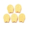 Schima Wood Beads, Fish, Gold, 21.5x16x5mm, Hole: 2mm