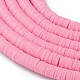 Handmade Polymer Clay Beads&nbsp;X-CLAY-R067-3.0mm-28-1