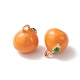 2Pcs Brass Enamel Charms&nbsp;KK-YW0001-94-2