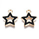 Alloy Enamel Pendants&nbsp;ENAM-S121-027A-2