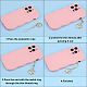 Polyester Cord Mobile Straps&nbsp;FIND-WH0050-40B-7