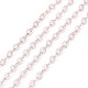 Brass Flat Oval Cable Chains&nbsp;CH030-RG-2