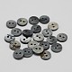 2-Hole Shell Flat Round Buttons&nbsp;BUTT-P012-10-A-1