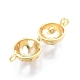 Brass Hollow Diffuser Locket Pendants&nbsp;KK-C006-27G-4