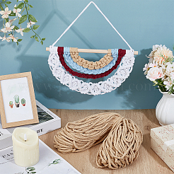 85M Cotton Braided Cord&nbsp;OCOR-WH0036-74D