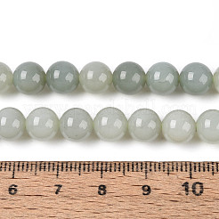 Natural Hetian Jade Beads Strands&nbsp;G-N353-07C-02