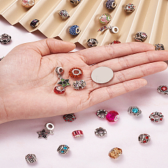Alloy Rhinestone European Beads&nbsp;MPDL-TA0001-01