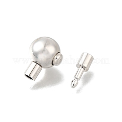 Brass Bayonet Clasps&nbsp;KK-P306-09P