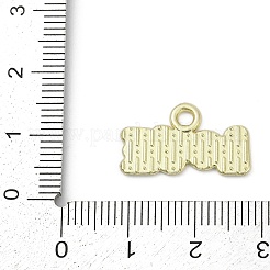 バレンタインデー合金エナメルパンダント  ゴールドカラー  言葉の愛のチャーム  ライラック  11.5x20x1.2mm  穴：2.2mm&nbsp;PALLOY-V001-06E