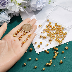 120Pcs 3 Styles Brass Beads&nbsp;KK-SP0002-64