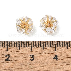 Brass & Glass Beads&nbsp;GL-CBA12D7-02G