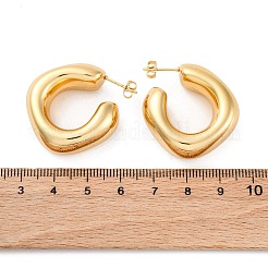 C-Shaped 304 Stainless Steel Stud Earrings&nbsp;EJEW-A125-24G
