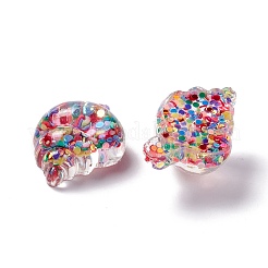Transparent Resin Cabochons&nbsp;RESI-I039-08