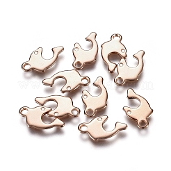 201 Stainless Steel Charms&nbsp;STAS-E484-06RG