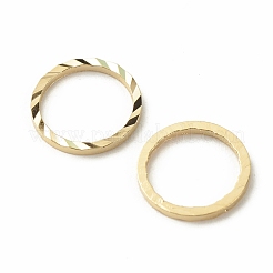Brass Linking Rings&nbsp;KK-F831-018C-G-RS