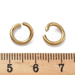 Ion Plating(IP) 304 Stainless Steel Open Jump Rings&nbsp;STAS-M081-01G-08