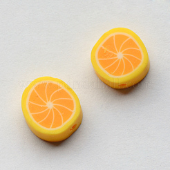 Handmade Polymer Clay Lemon Beads&nbsp;X-CLAY-Q170-12